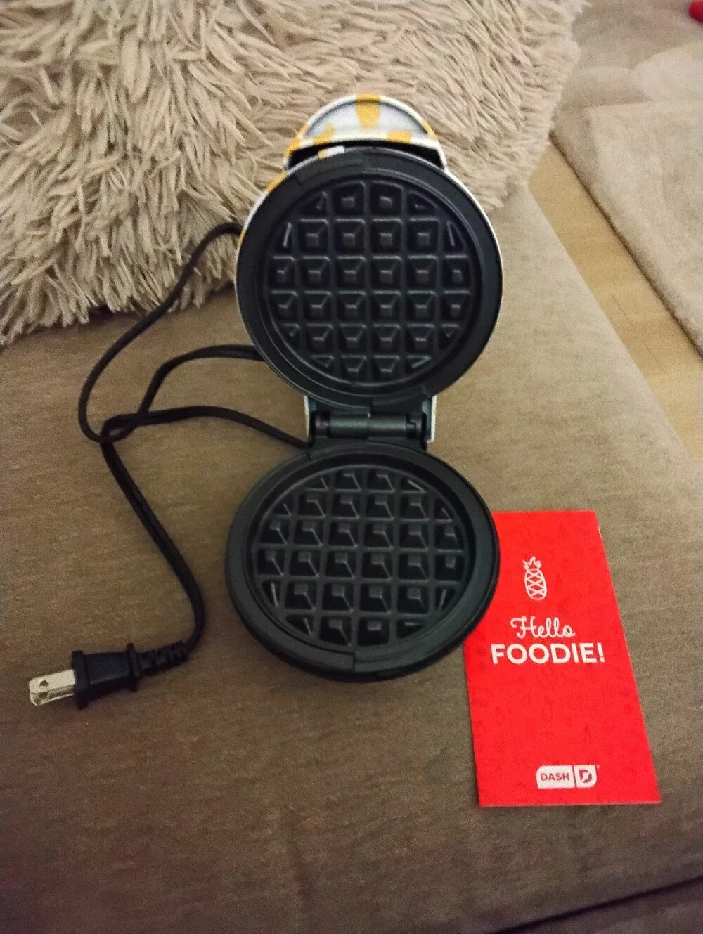 New In Box MINI WAFFLE MAKER, With Instruction booklet